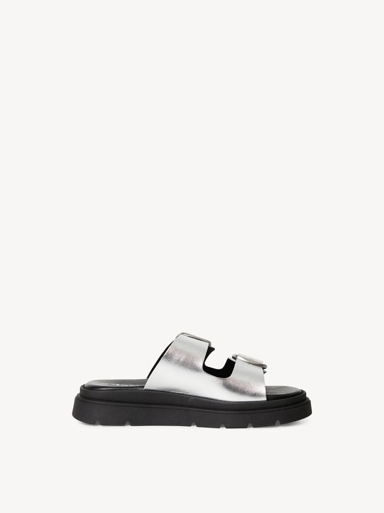 in pelle di mulo metallizzato 1-27239-42-941 compra tamaris muli online