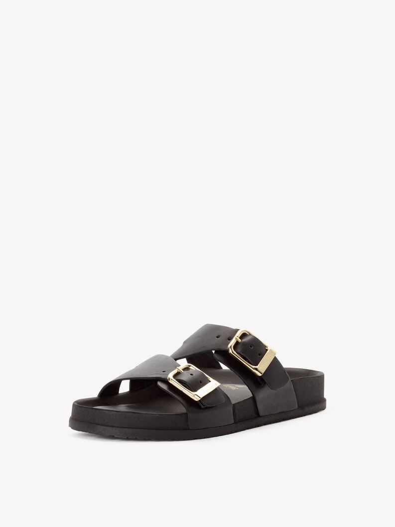 in pelle di mulo nero 1-27500-44-003 compra tamaris muli online