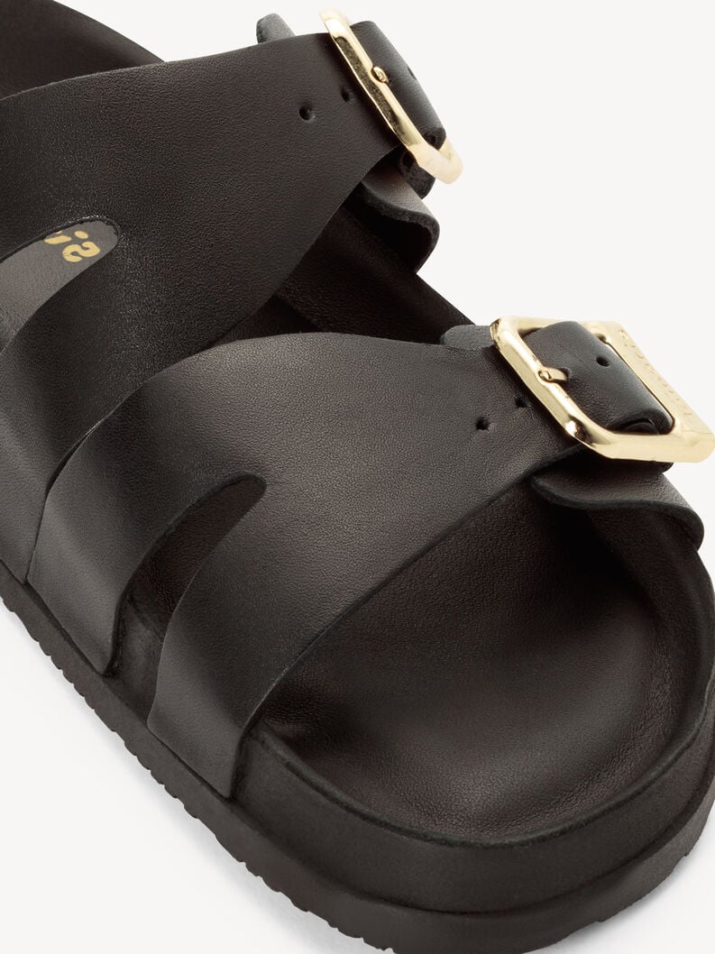 in pelle di mulo nero 1-27500-44-003 compra tamaris muli online