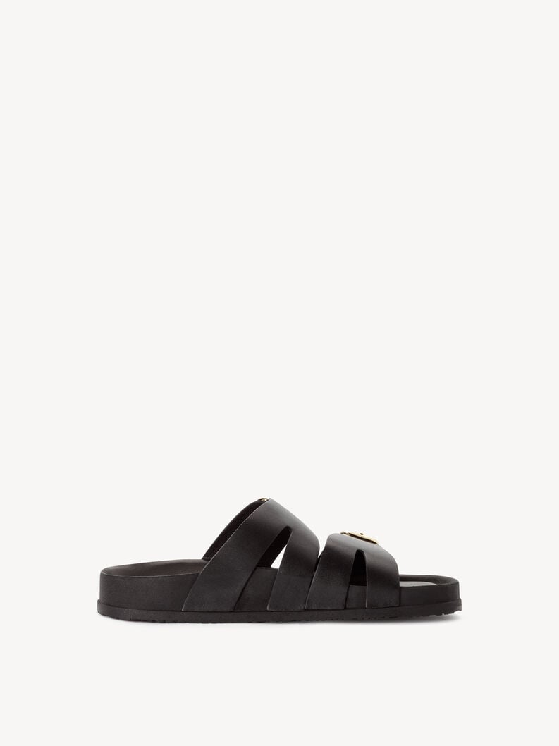 in pelle di mulo nero 1-27500-44-003 compra tamaris muli online