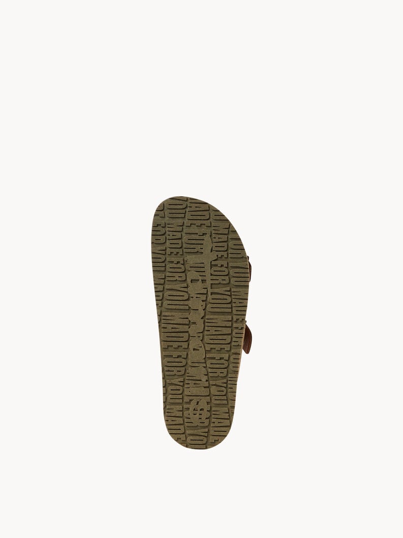 in pelle di mulo verde 1-27500-44-722 compra tamaris muli online