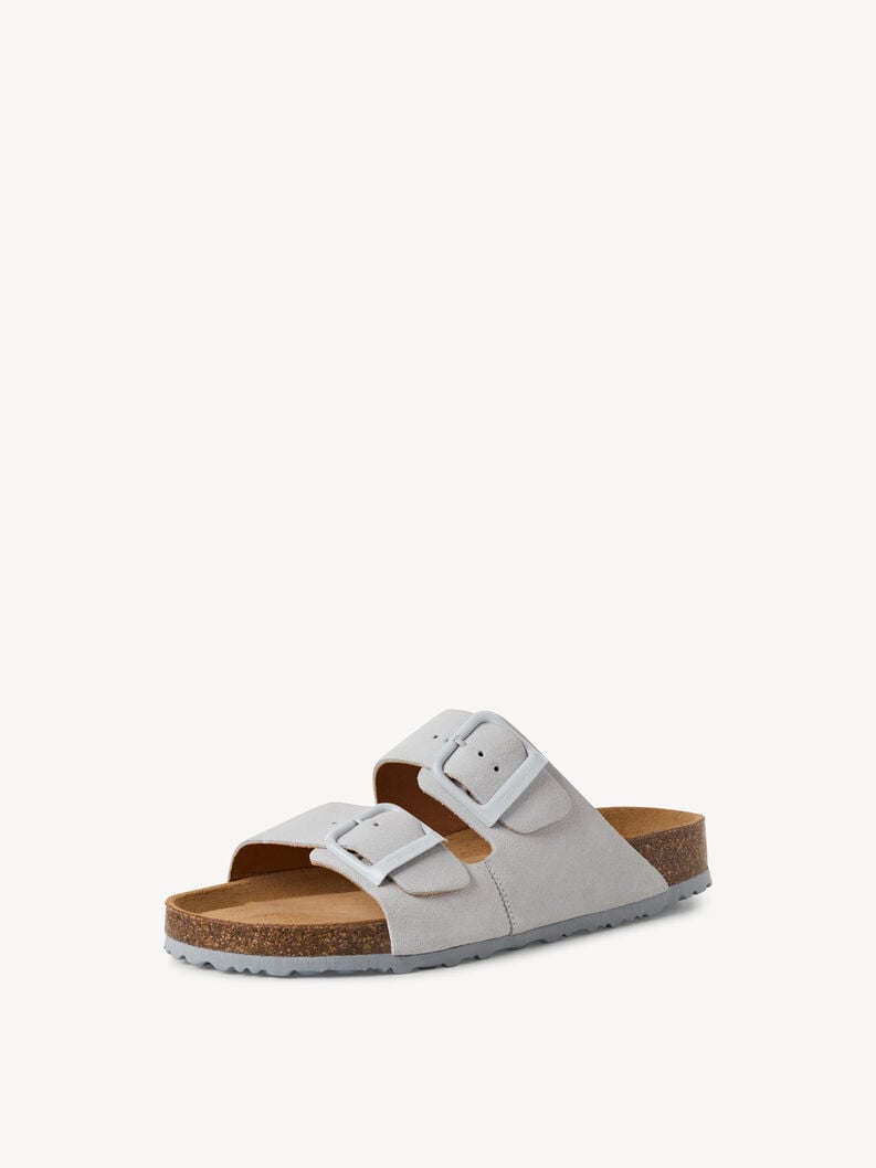in pelle di mulo grigio 1-27543-42-204 compra tamaris muli online