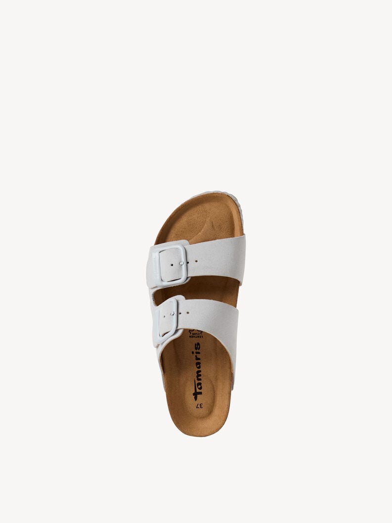 in pelle di mulo grigio 1-27543-42-204 compra tamaris muli online