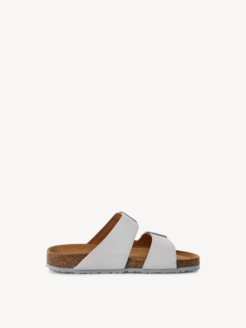 in pelle di mulo grigio 1-27543-42-204 compra tamaris muli online