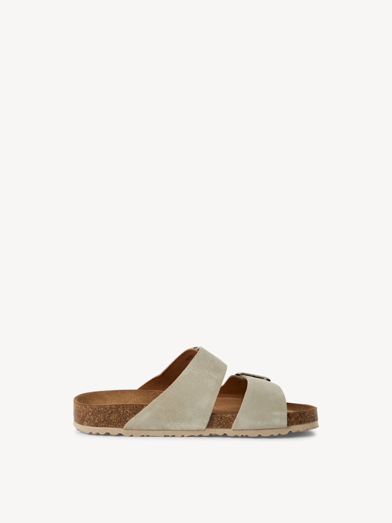in pelle di mulo verde 1-27543-42-771 compra tamaris muli online