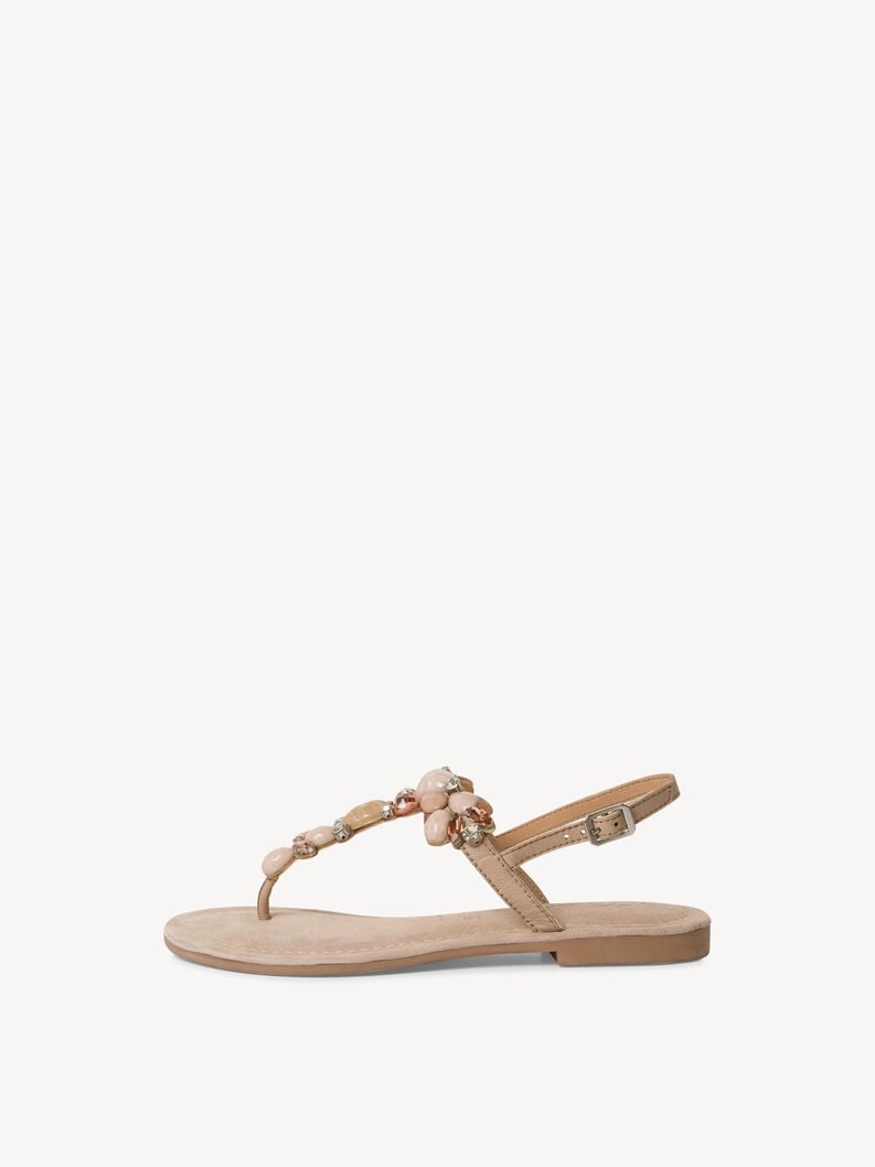 sandalo beige 1-28163-42-430 compra tamaris toe post sandals online