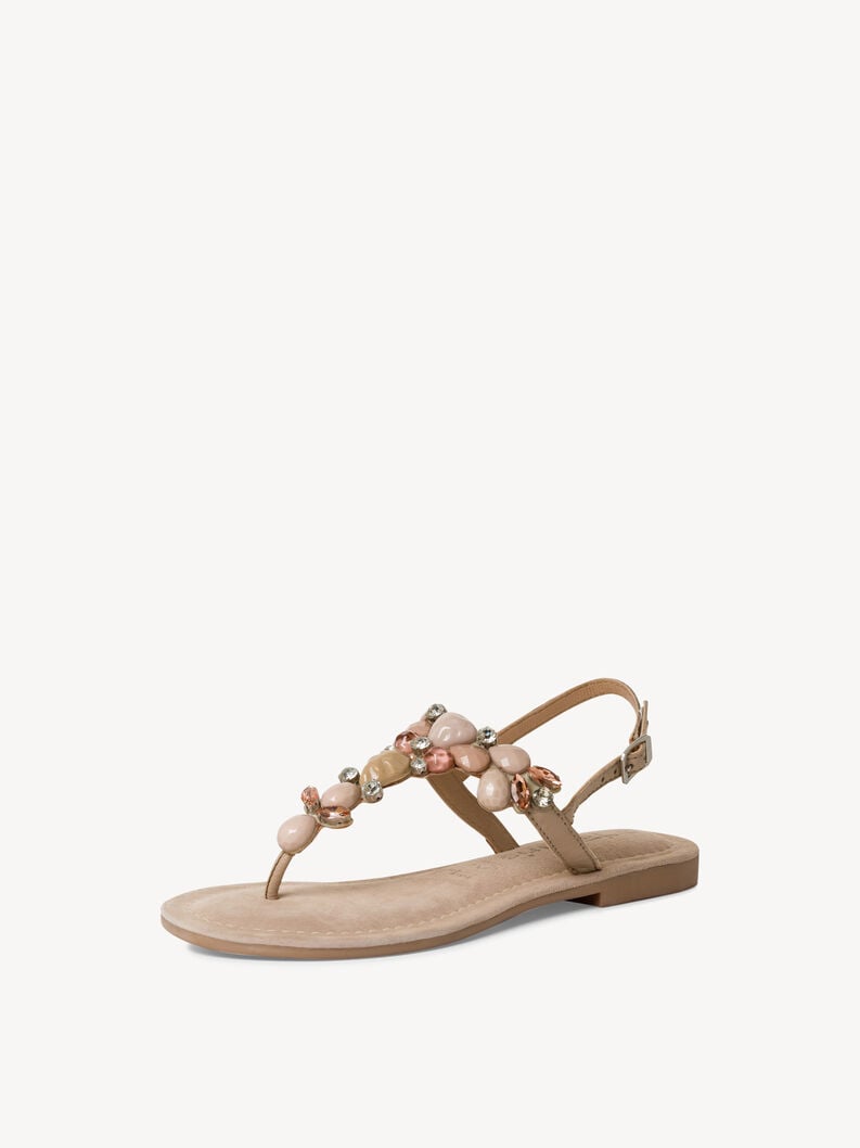 sandalo beige 1-28163-42-430 compra tamaris toe post sandals online
