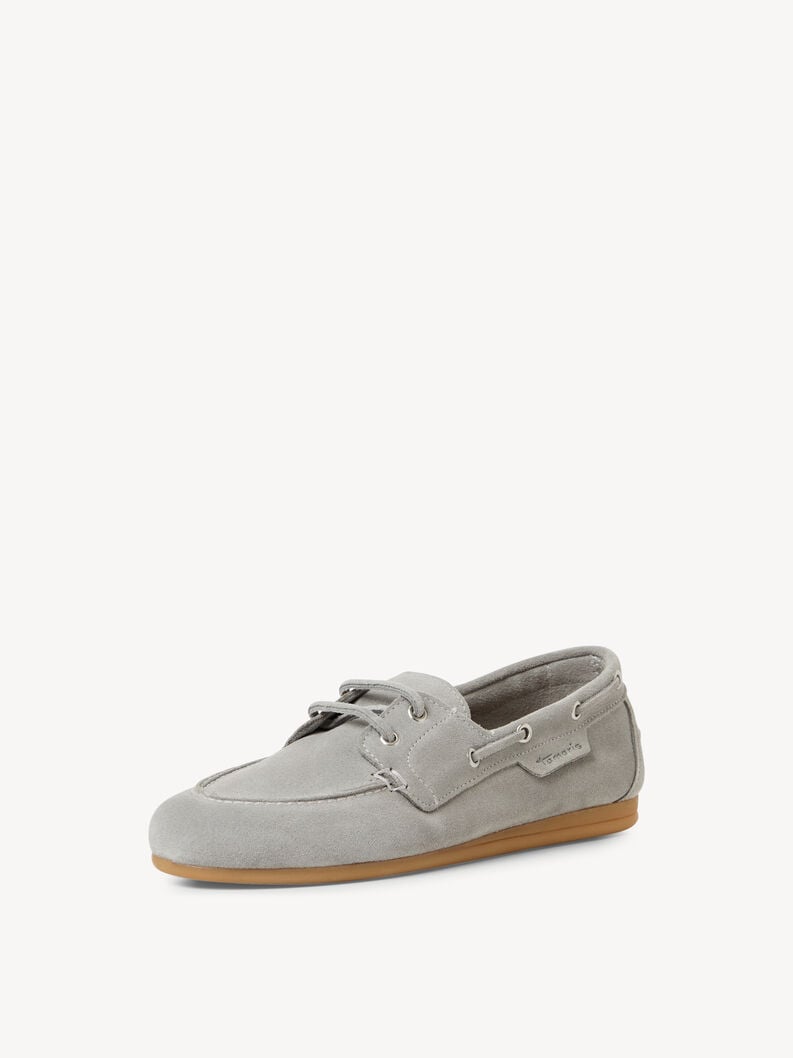 mocassino in pelle - grigio 1-23602-44-200 compra tamaris scarpe basse pantofole online