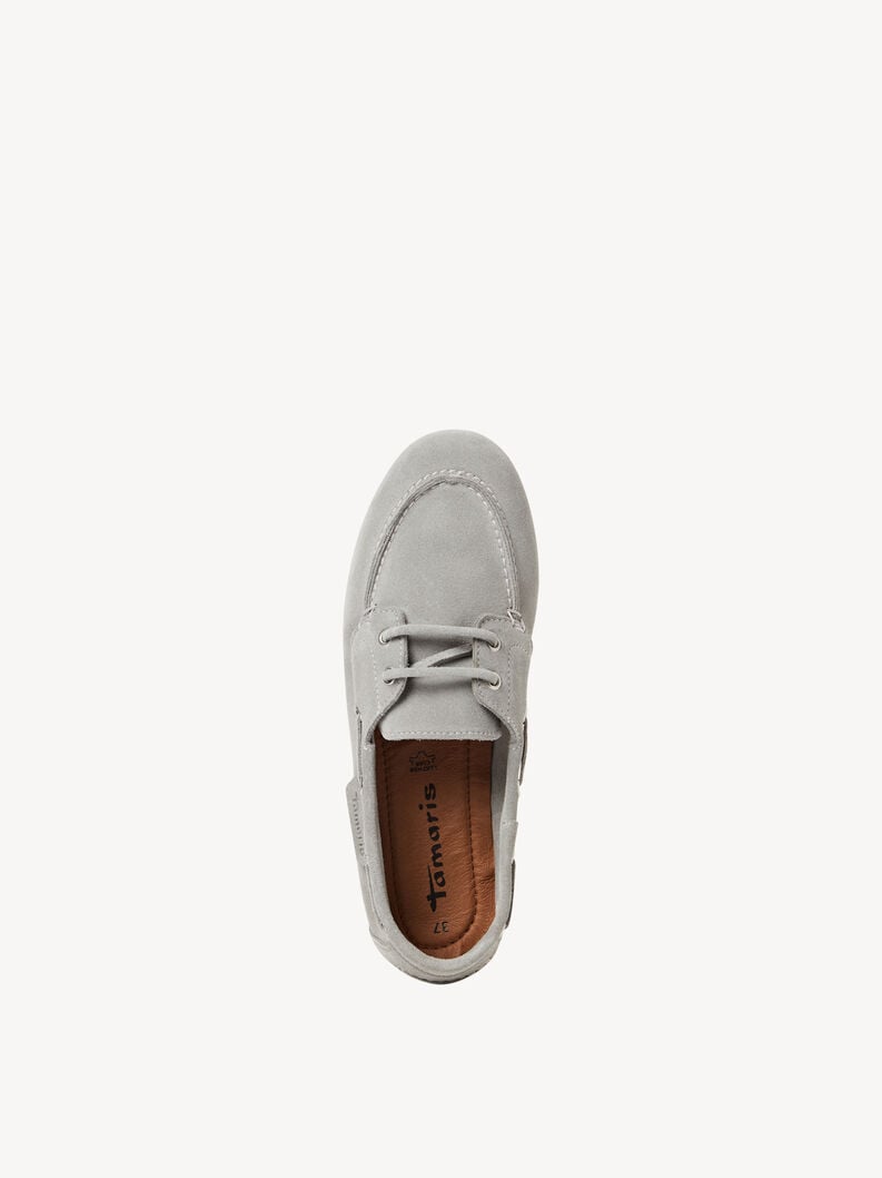 mocassino in pelle - grigio 1-23602-44-200 compra tamaris scarpe basse pantofole online