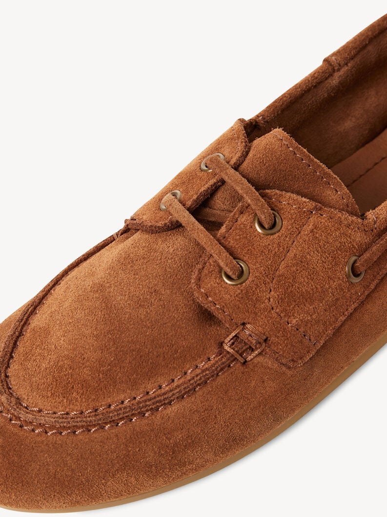 mocassino in pelle - marrone 1-23602-44-305 compra tamaris scarpe basse pantofole online