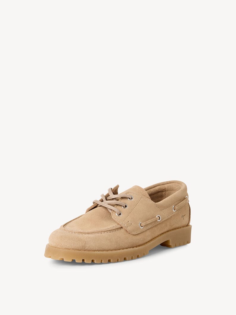 mocassino in pelle beige 1-23605-44-400 compra tamaris damenschuhe mit blockabsatz online