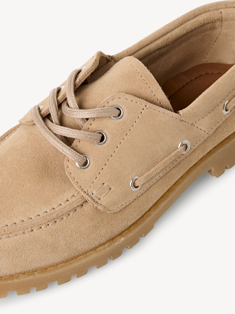 mocassino in pelle beige 1-23605-44-400 compra tamaris damenschuhe mit blockabsatz online