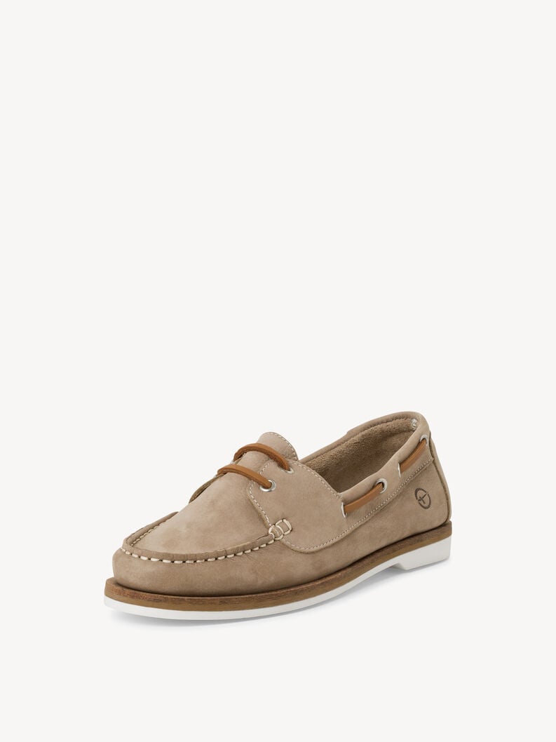 mocassino in pelle beige 1-23616-42-341 compra tamaris scarpe basse pantofole online