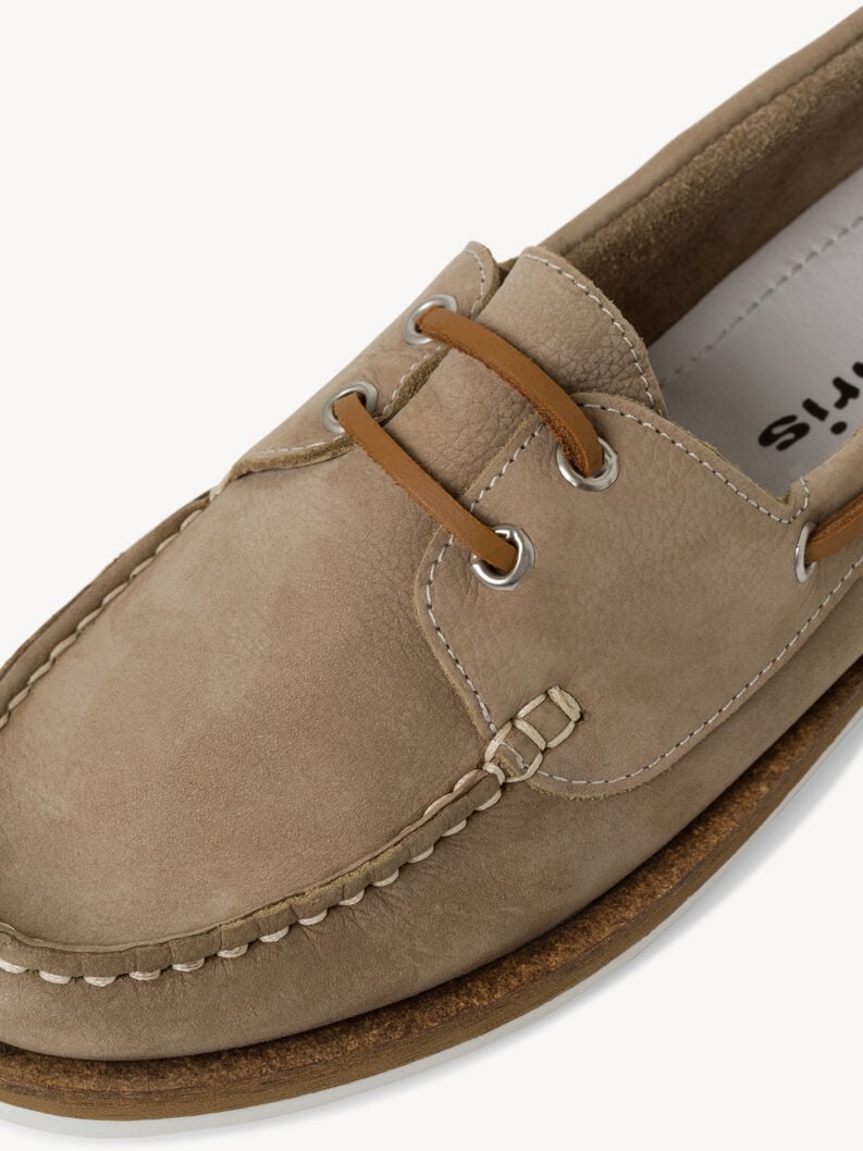 mocassino in pelle beige 1-23616-42-341 compra tamaris scarpe basse pantofole online