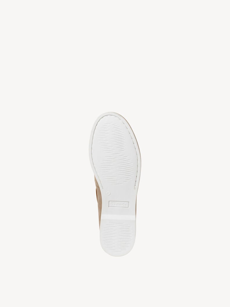 mocassino in pelle beige 1-23616-42-341 compra tamaris scarpe basse pantofole online