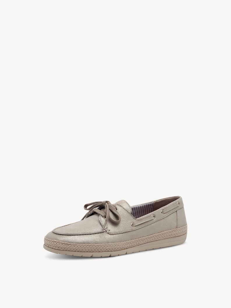 in pelle scarpe basse - beige 1-23651-44-179 compra tamaris scarpe basse pantofole online