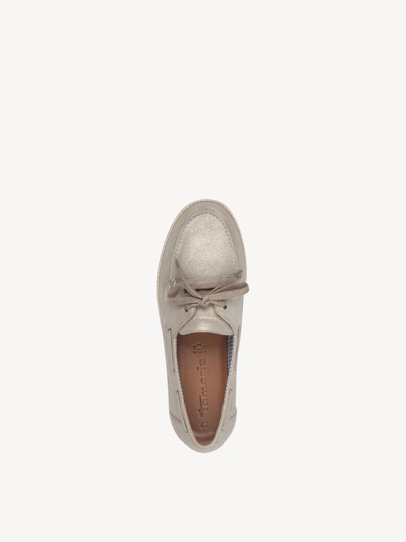 in pelle scarpe basse - beige 1-23651-44-179 compra tamaris scarpe basse pantofole online