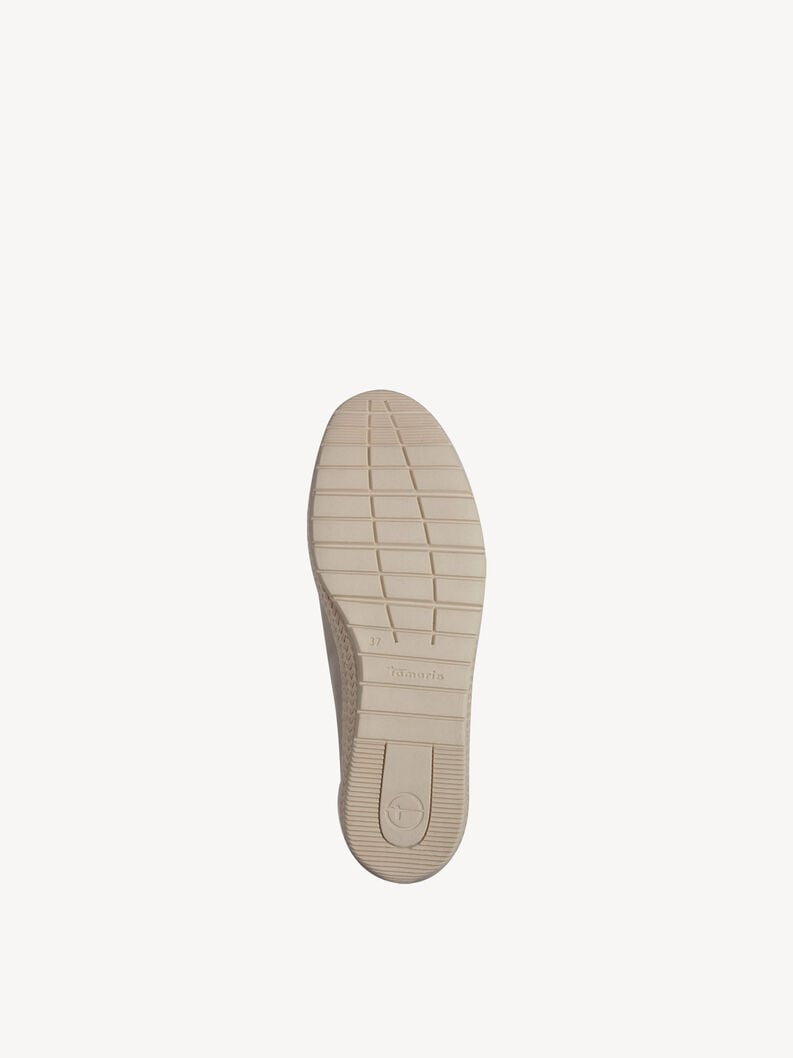 in pelle scarpe basse - beige 1-23651-44-179 compra tamaris scarpe basse pantofole online