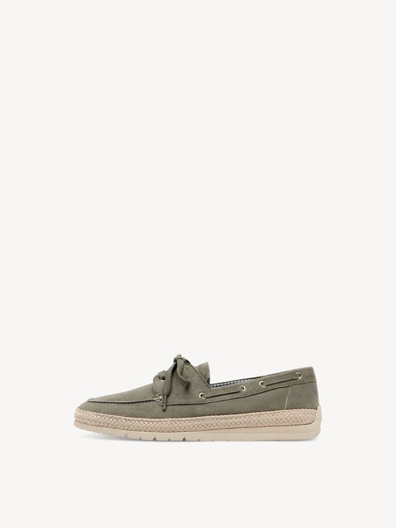 in pelle scarpe basse - verde 1-23651-44-771 compra tamaris scarpe basse pantofole online