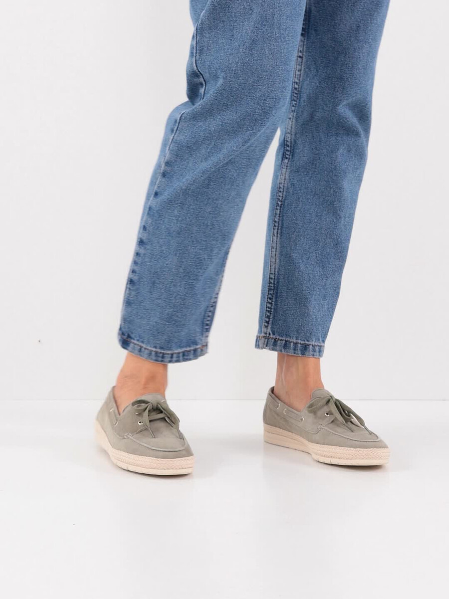 in pelle scarpe basse - verde 1-23651-44-771 compra tamaris scarpe basse pantofole online