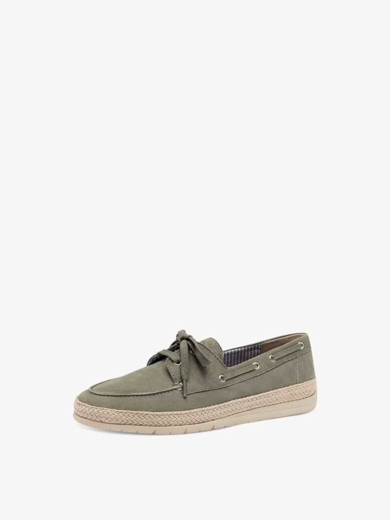 in pelle scarpe basse - verde 1-23651-44-771 compra tamaris scarpe basse pantofole online