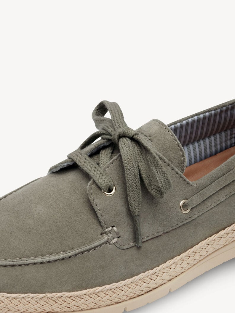 in pelle scarpe basse - verde 1-23651-44-771 compra tamaris scarpe basse pantofole online