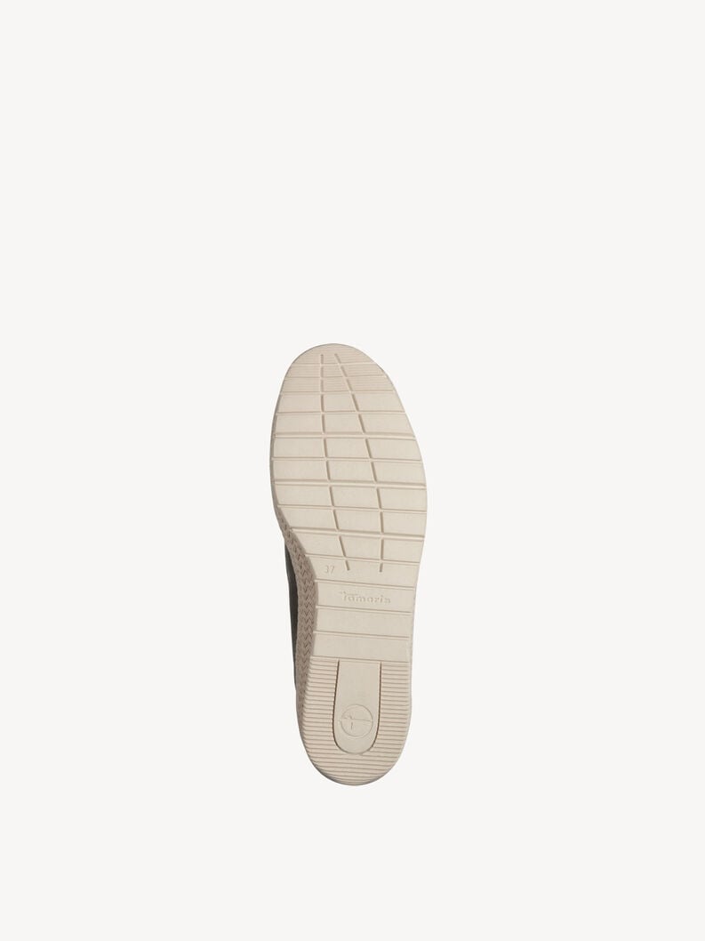 in pelle scarpe basse - verde 1-23651-44-771 compra tamaris scarpe basse pantofole online