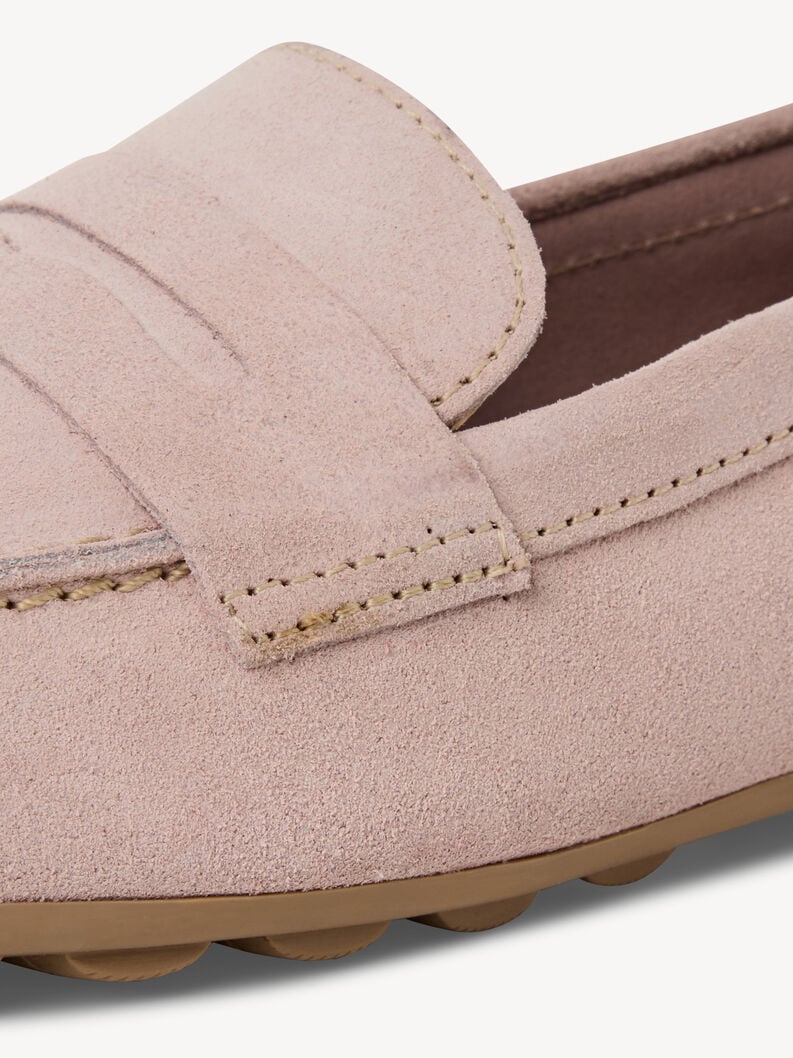 mocassino in pelle - rosa 1-24229-42-521 compra tamaris scarpe da barca online