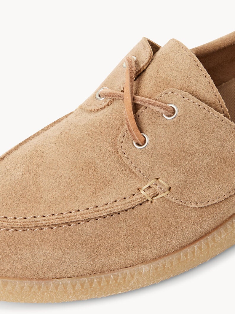 mocassino in pelle beige 1-24602-44-341 compra tamaris scarpe da barca online