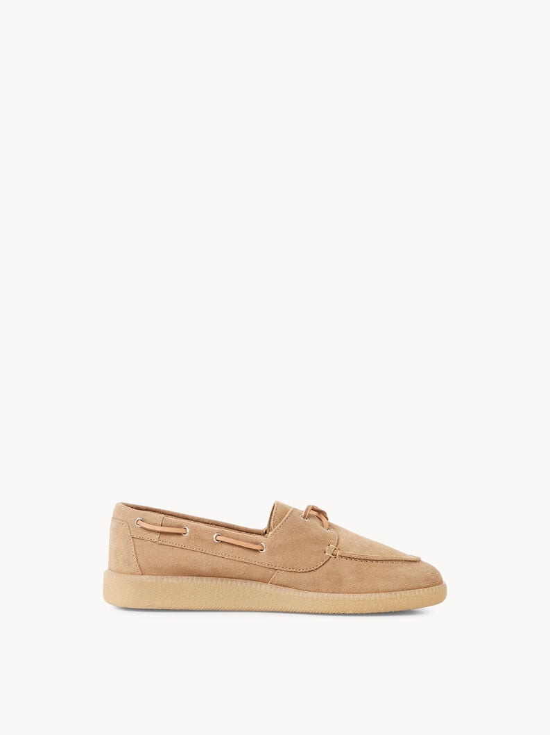 mocassino in pelle beige 1-24602-44-341 compra tamaris scarpe da barca online