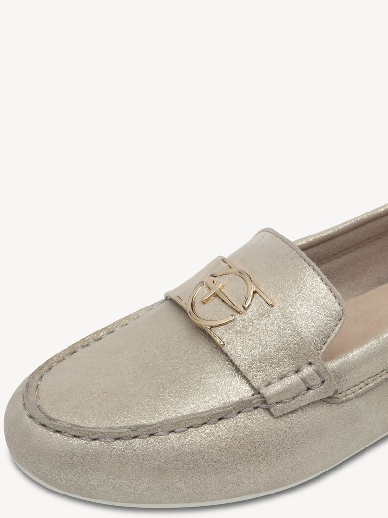 mocassino in pelle beige 1-24630-44-179 compra tamaris scarpe da barca online
