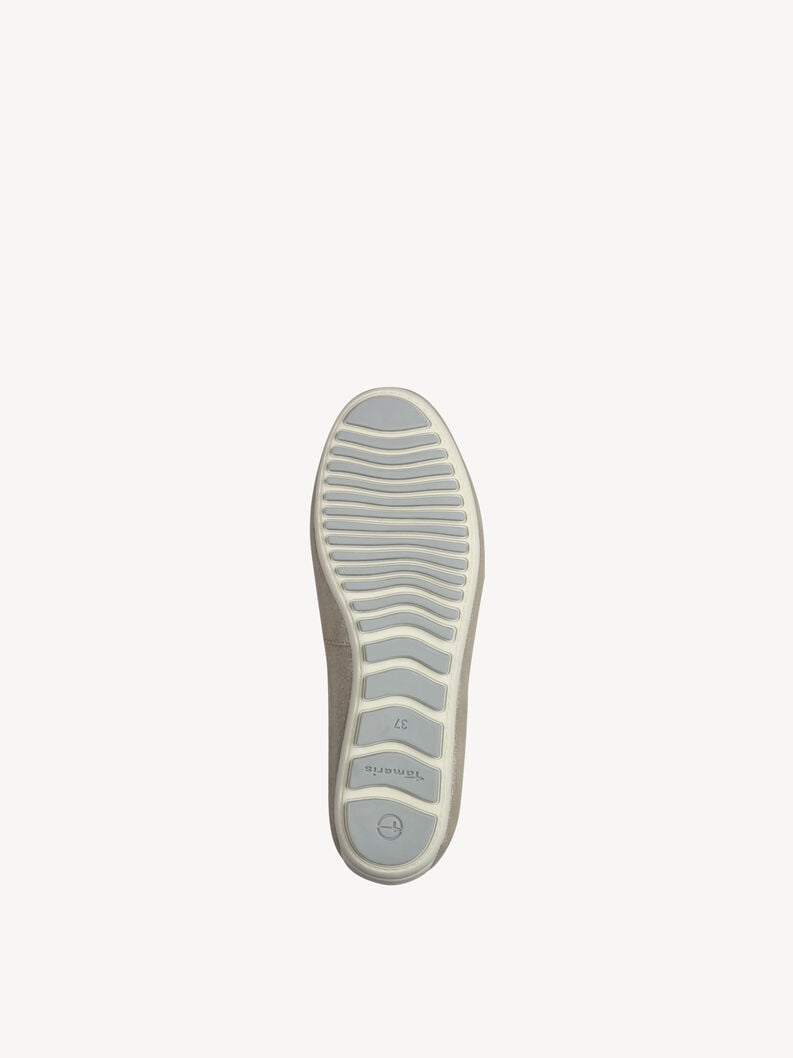 mocassino in pelle beige 1-24630-44-179 compra tamaris scarpe da barca online