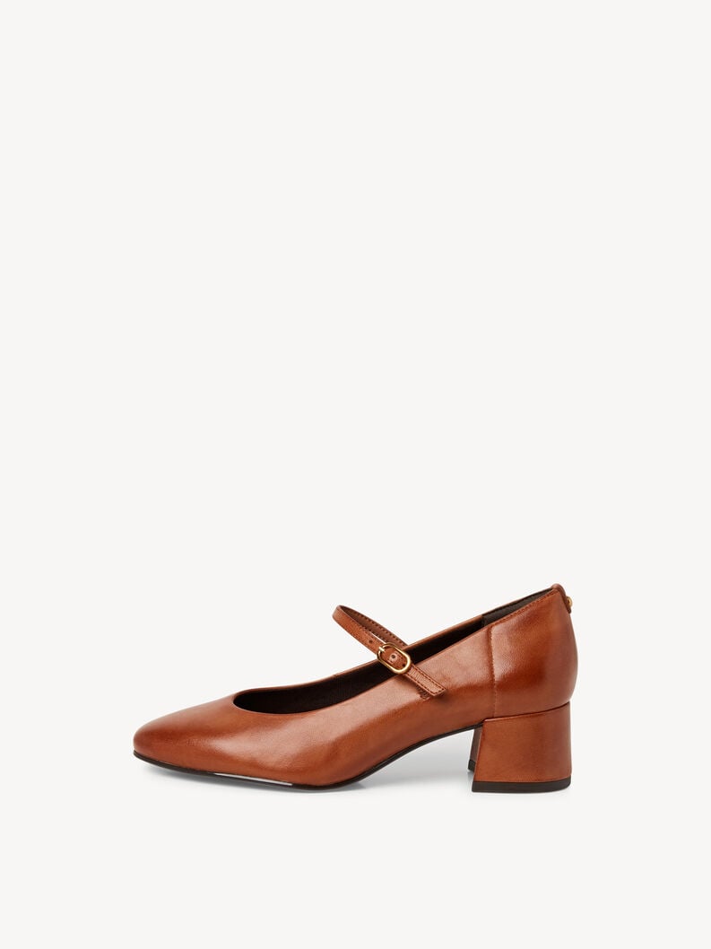 décolletés in pelle - marrone 1-22311-43-3b8 compra tamaris pompe online