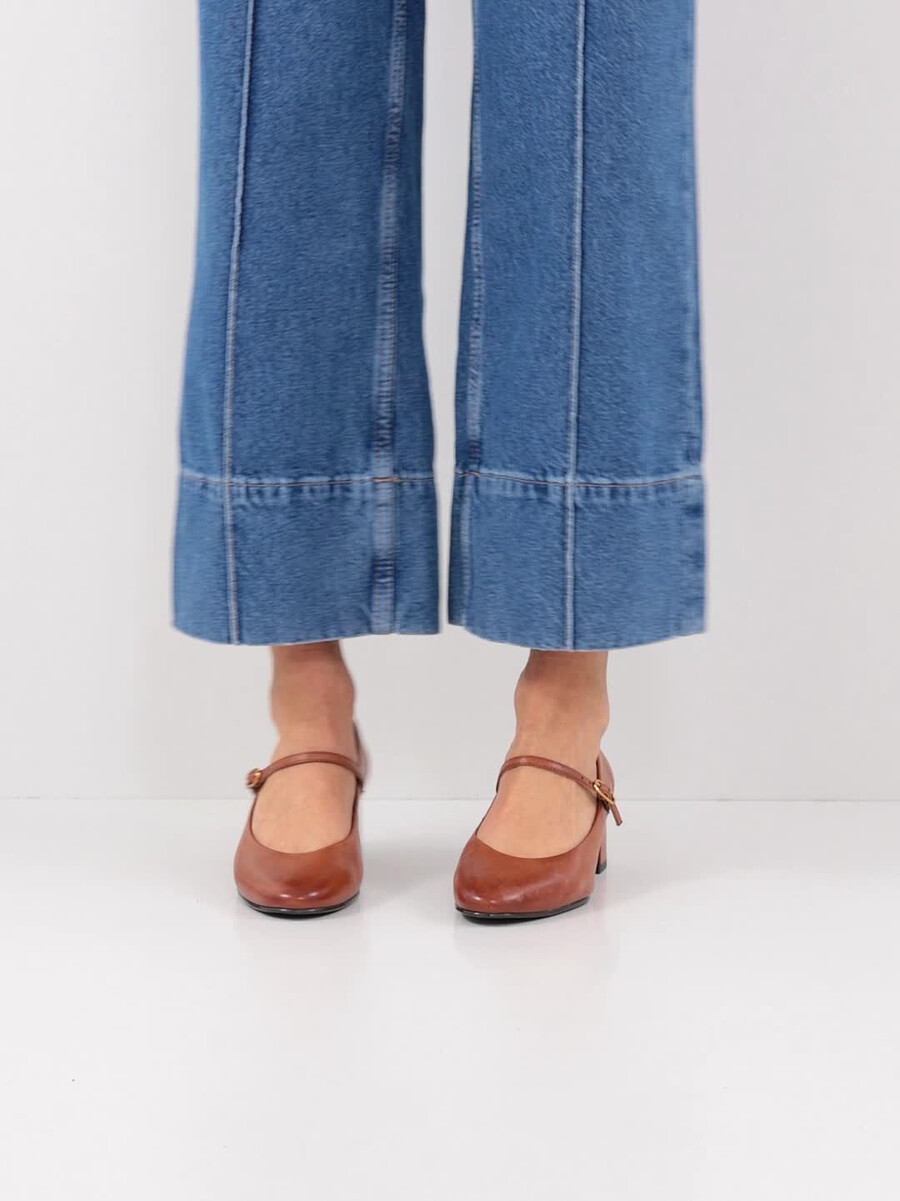 décolletés in pelle - marrone 1-22311-43-3b8 compra tamaris pompe online