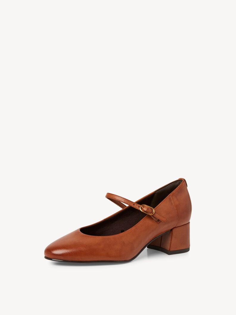 décolletés in pelle - marrone 1-22311-43-3b8 compra tamaris pompe online