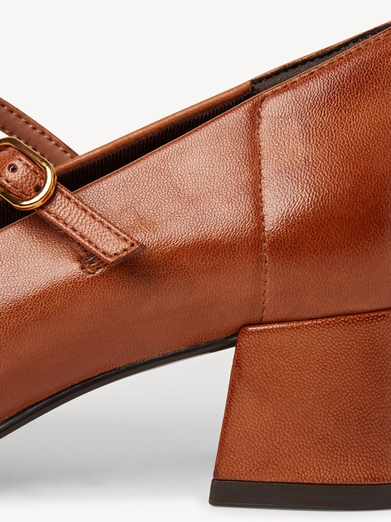décolletés in pelle - marrone 1-22311-43-3b8 compra tamaris pompe online