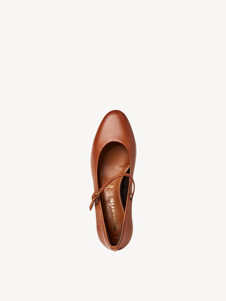 décolletés in pelle - marrone 1-22311-43-3b8 compra tamaris pompe online