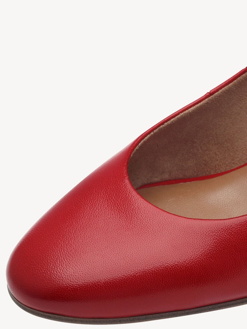 in pelle pompe rosso 1-22311-43-543 compra tamaris pompe online