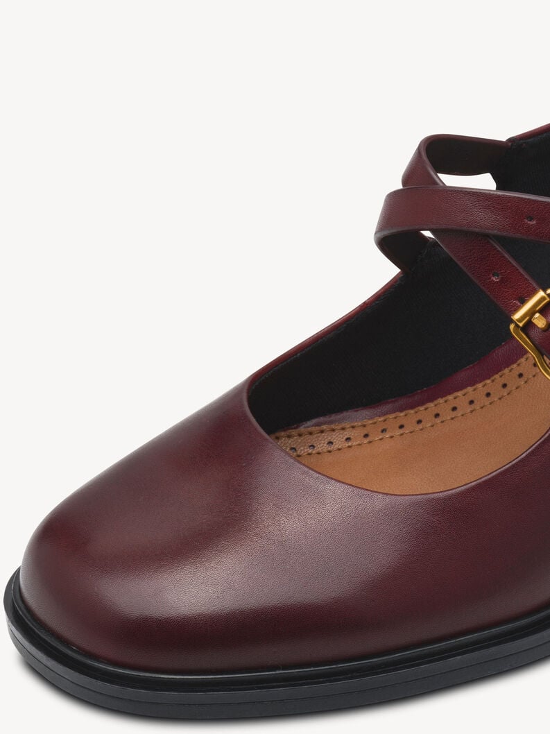 in pelle pompe rosso 1-22411-45-537 compra tamaris pompe online