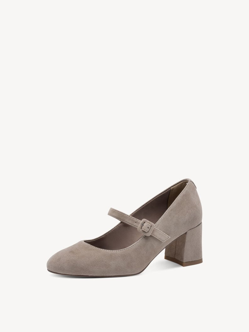 décolletés in pelle beige 1-22460-45-341 compra tamaris pompe online