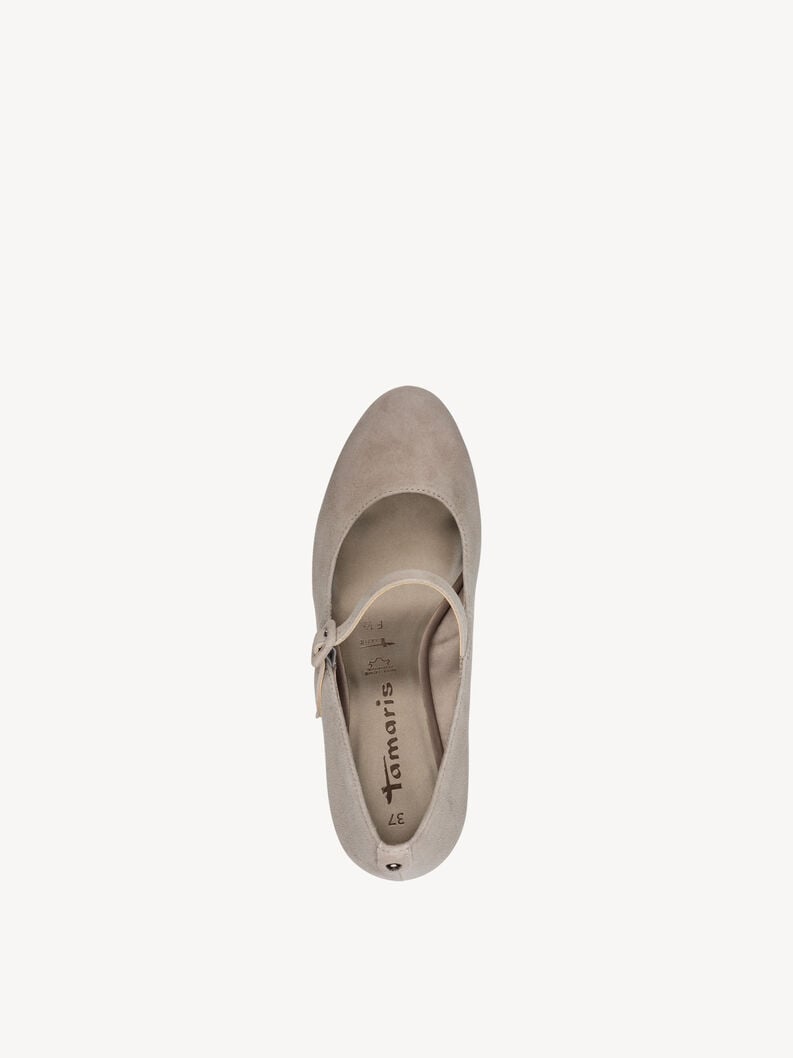 décolletés in pelle beige 1-22460-45-341 compra tamaris pompe online