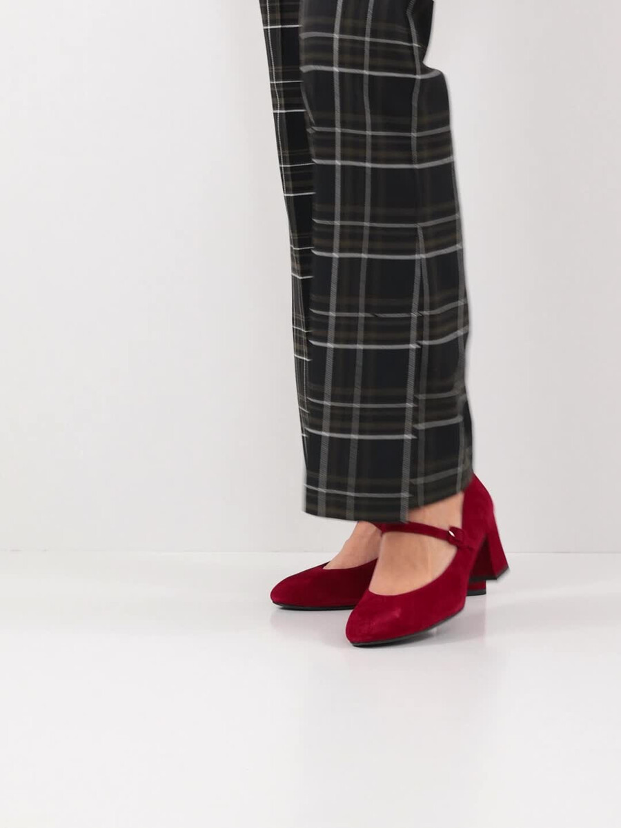 in pelle pompe rosso 1-22460-45-537 compra tamaris pompe online