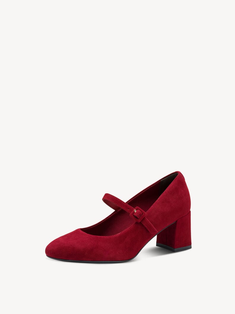 in pelle pompe rosso 1-22460-45-537 compra tamaris pompe online