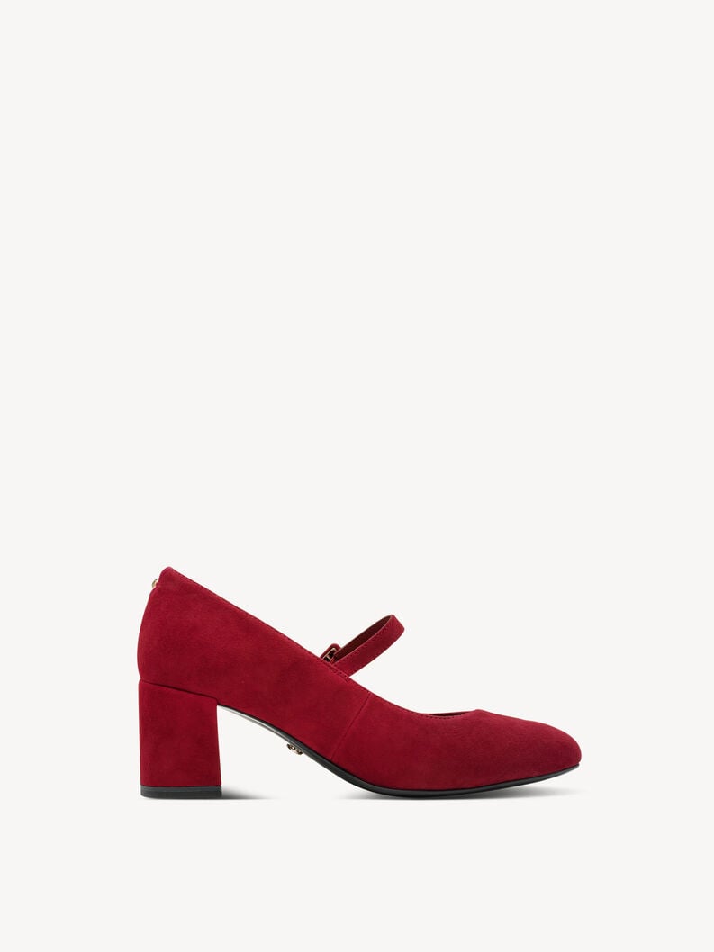 in pelle pompe rosso 1-22460-45-537 compra tamaris pompe online