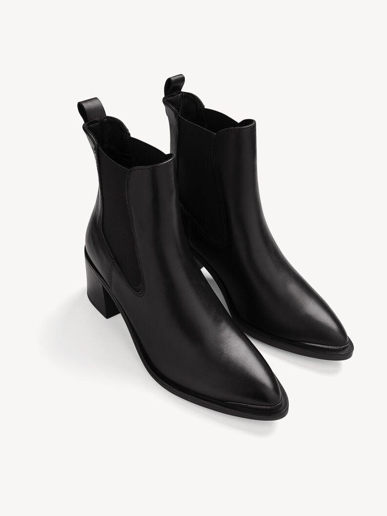 cuoio chelsea boot - nero 1-25301-45-003 compra tamaris stivaletti online