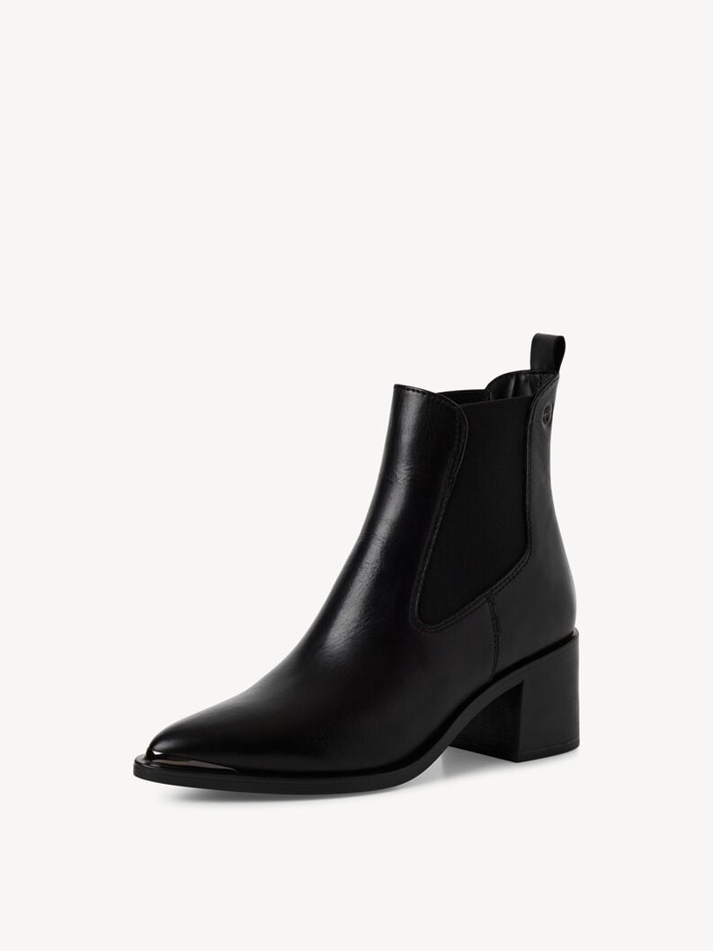 cuoio chelsea boot - nero 1-25301-45-003 compra tamaris stivaletti online