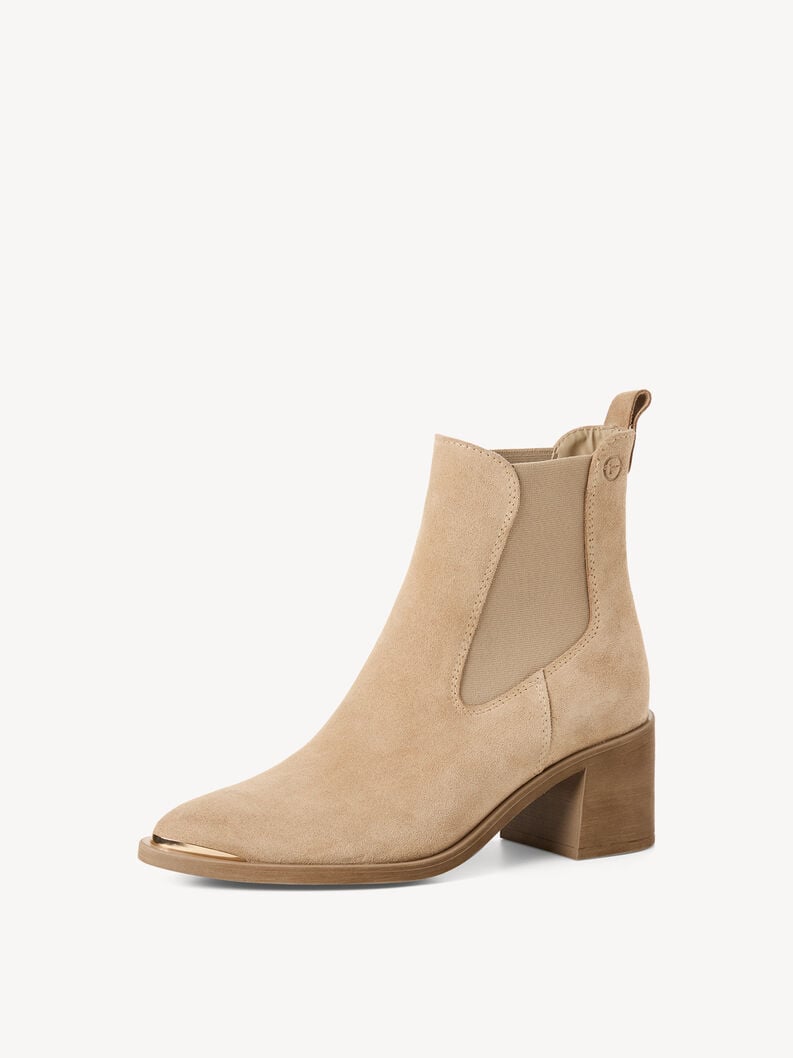 cuoio chelsea boot - beige 1-25301-45-400 compra tamaris stivaletti online