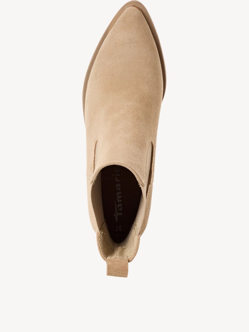 cuoio chelsea boot - beige 1-25301-45-400 compra tamaris stivaletti online
