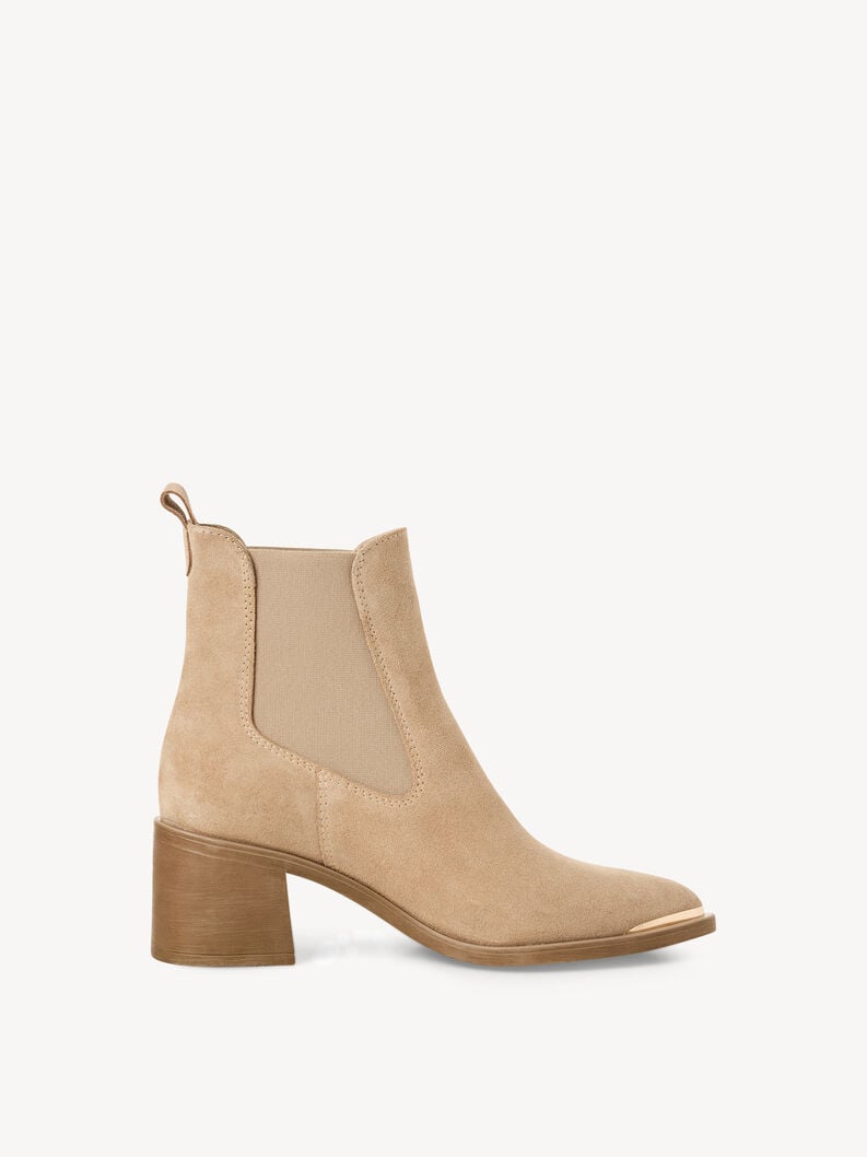 cuoio chelsea boot - beige 1-25301-45-400 compra tamaris stivaletti online
