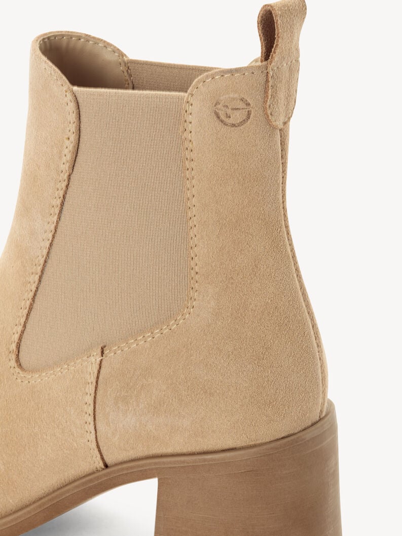 cuoio chelsea boot - beige 1-25301-45-4b0 compra tamaris stivaletti online